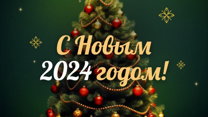 Поздравляем всех с наступающим Новым 2024 годом и Рождеством!